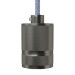 Fitting Aluminium Grijs E27