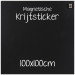 Krijtsticker Magnetisch 100x100cm