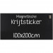 Krijtsticker Magnetisch 100x200cm