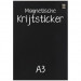 Krijtsticker Magnetisch A3