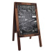 Krijtstoepbord Noir 70x135 cm