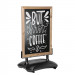 ChalkPro Stoepbord Steigerhout