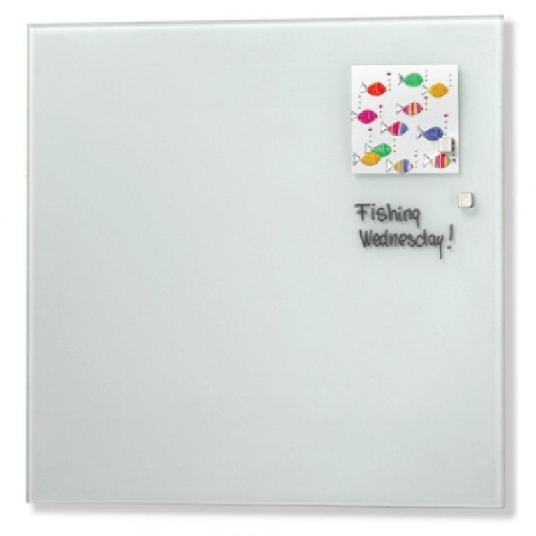 Glassboard Wit 35x35cm