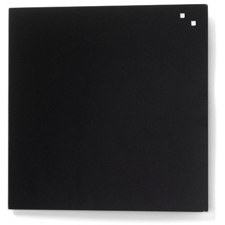 Glassboard Zwart 35x35cm