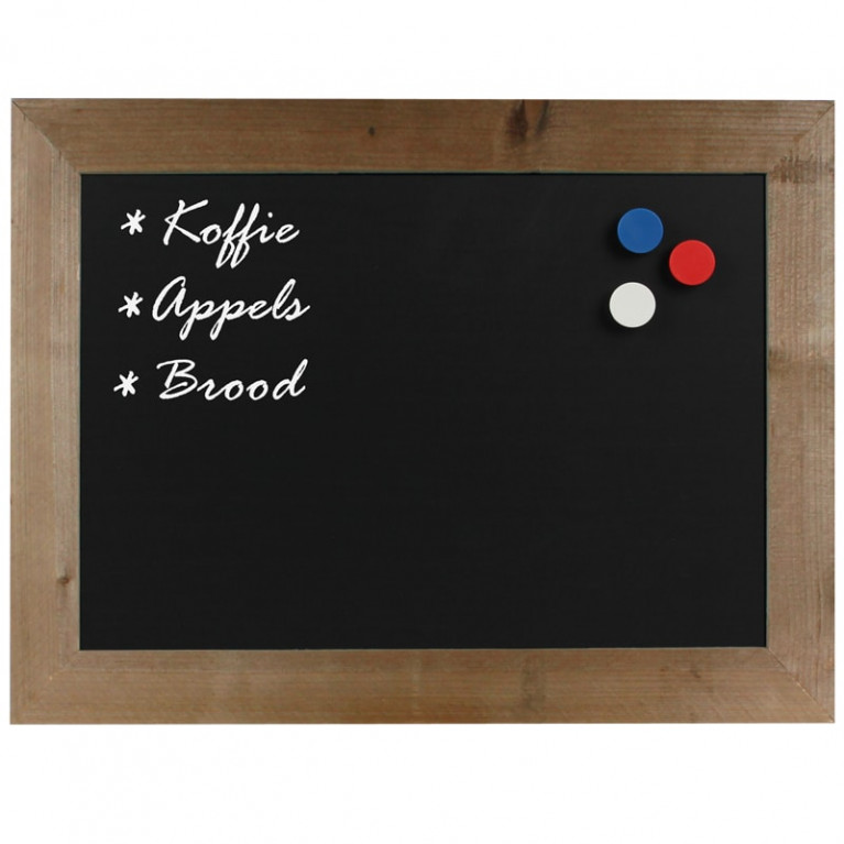 Magnetisch Krijtbord Steigerhout 40x50cm