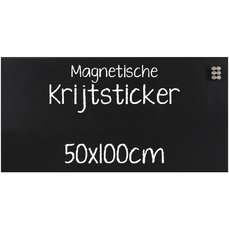 Krijtsticker Magnetisch 50x100cm