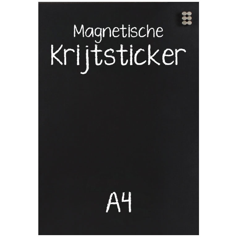 Krijtsticker Magnetisch A4