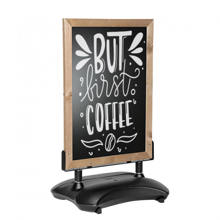 ChalkPro Stoepbord Steigerhout