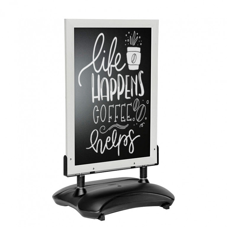 ChalkPro Stoepbord Wit