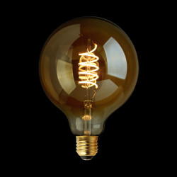 Calex LED Filamentlamp Globe XL Curl Gold Ø125mm E27 3.8W