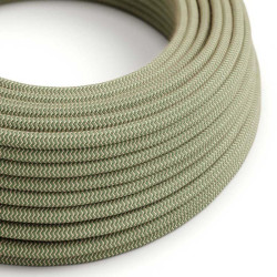 Zebra Groen - Beige Strijkijzersnoer