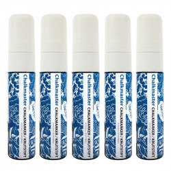 Krijtstiften Wit 15mm set 5 stuks