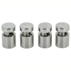 Afstandhouder zijgrip RVS 18x16mm (verpakt per 4 stuks)