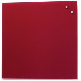 Glassboard Rood 35x35cm