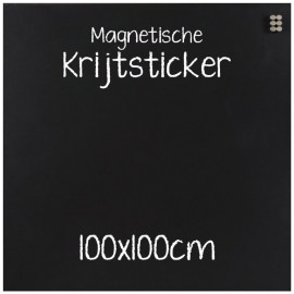 Krijtsticker Magnetisch 100x100cm
