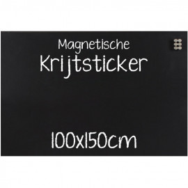 Krijtsticker Magnetisch 100x150cm