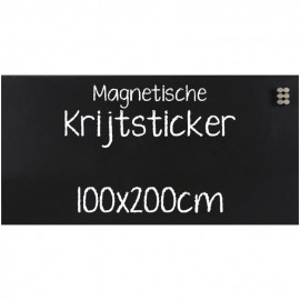 Krijtsticker Magnetisch 100x200cm