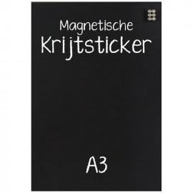 Krijtsticker Magnetisch A3