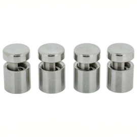 Afstandhouder zijgrip RVS 18x16mm (verpakt per 4 stuks)