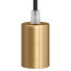 Fitting Geborsteld Messing E27