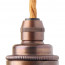 detail bovenzijde Fitting Overton Brons