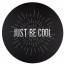 Krijtbord Rond 60 cm – Vooraanzicht met krijttekening just be cool