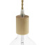 Fitting Hout E27 - met lamp