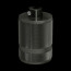 Fitting Aluminium Grijs E27