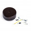 Plafondkap Mini Hout Donker 1 uitgang Set