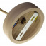 Plafondkap Hout 1 snoer - Onderkant