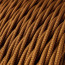 Cognac Gevlochten Strijkijzersnoer - Detail