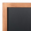 Krijtstoepbord Hout Magnetisch met watertank 67x86 cm detail hoek