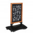 1Krijtstoepbord Hout Magnetisch met watertank 67x86 cm zijaanzicht met opschrift