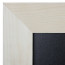 Detail hoek Krijtbord Hout Blank 50x70cm