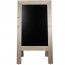 Krijtstoepbord Steigerhout Blank Front