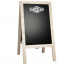 Krijtstoepbord Steigerhout Blank 46x80cm
