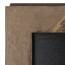 Detail hoek Magnetisch Krijtstoepbord Steigerhout