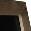 Detail hoek Magnetisch Krijtstoepbord Steigerhout
