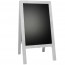 Krijtstoepbord Steigerhout Wit 46x80 cm (2)