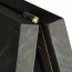 Krijtstoepbord Steigerhout Zwart 75x135cm Detail 1