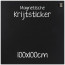 Krijtsticker Magnetisch 100x100cm