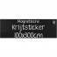 Krijtsticker Magnetisch 100x300cm