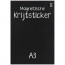 Krijtsticker Magnetisch A3