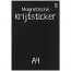 Krijtsticker Magnetisch A4
