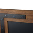 Krijtbord Magnetisch Noir 70x90 cm - hoekdetail