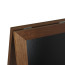 Krijtstoepbord Noir A4 - hoekdetail