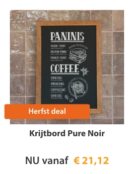 Bekijk Krijtbord Pure Noir in de aanbieding bij Signerie