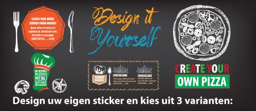 Krijtborden zelf ontwerpen kan op Krijtbordenhandel Mogelijkheden op het gebied van ontwerp