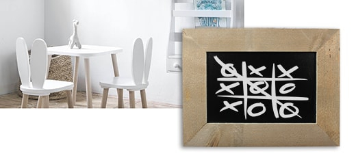 Kleine steigerhouten krijtborden Kleine krijtbordjes