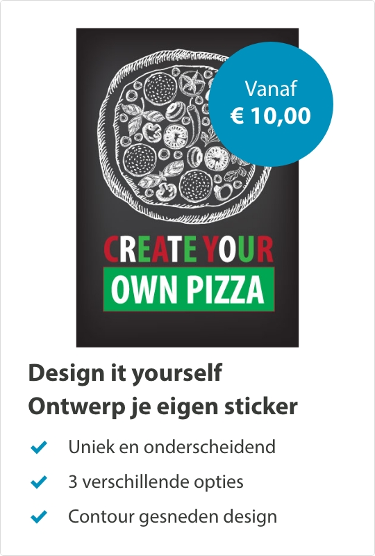 Ontwerp je eigen Krijtsticker